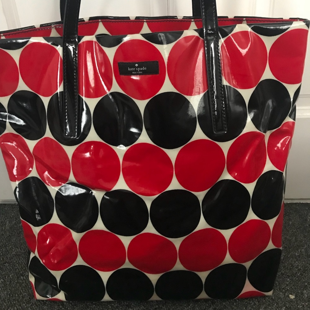 Kate spade polka dot tote